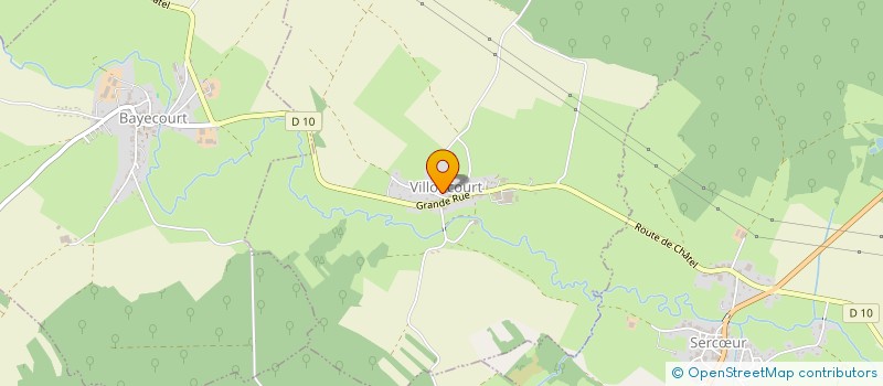 localisation de l'entreprise MONSIEUR MAURICE HEULLUY  VILLONCOURT