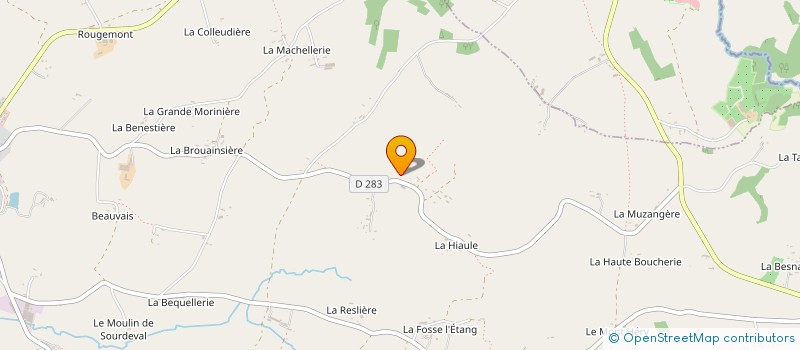 localisation de l'entreprise MONSIEUR MAURICE HEUZE  SOURDEVAL