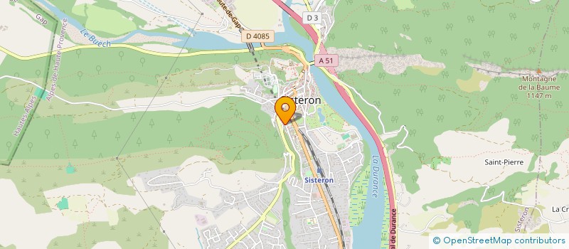 localisation de l'entreprise MONSIEUR MAURICE HINDERCHIED  SISTERON