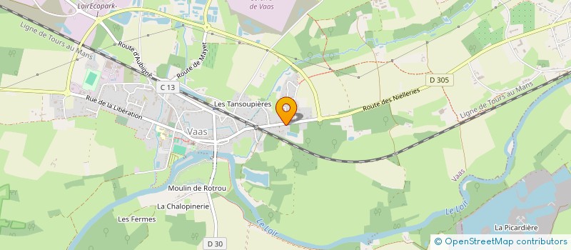 localisation de l'entreprise MONSIEUR MAURICE HUGER  NOGENT-SUR-LOIR