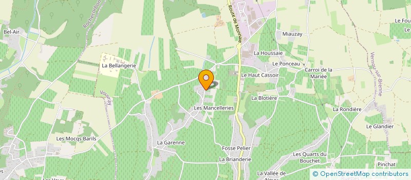 localisation de l'entreprise MONSIEUR MAURICE HUGUET  VOUVRAY