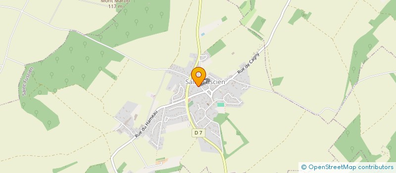 localisation de l'entreprise MONSIEUR MAURICE HUMEZ à SAINT-FUSCIEN