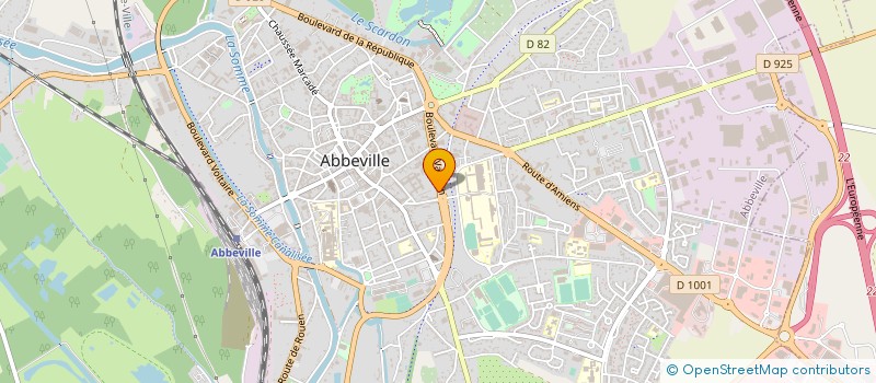 localisation de l'entreprise MONSIEUR MAURICE HUYGHUES-DESPOINTES à ABBEVILLE