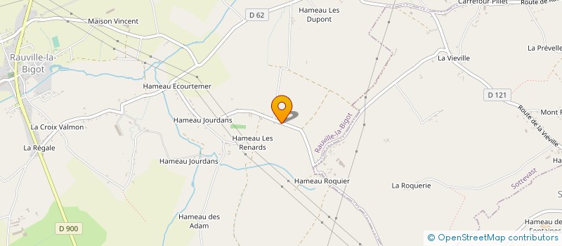 localisation de l'entreprise MONSIEUR MAURICE JEAN à RAUVILLE-LA-BIGOT