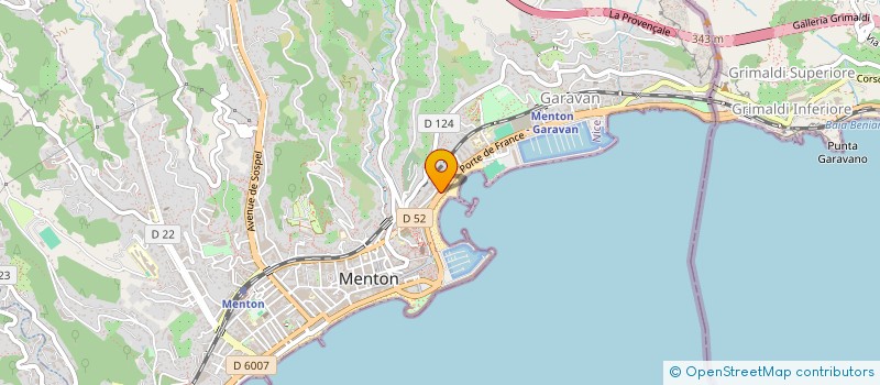 localisation de l'entreprise MONSIEUR MAURICE JEANDOT à MENTON