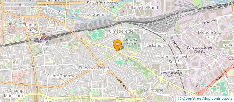 localisation de l'entreprise MONSIEUR MAURICE JUDEAUX à RENNES