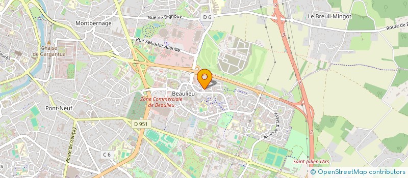 localisation de l'entreprise MONSIEUR MAURICE-JUNIOR PROPHETE  POITIERS