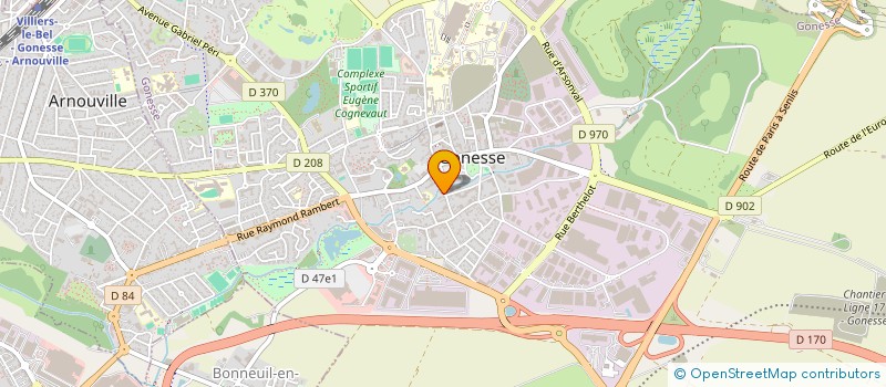 localisation de l'entreprise MONSIEUR MAURICE KALONJI NJINGULULA  GONESSE