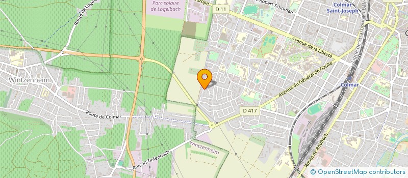 localisation de l'entreprise MONSIEUR MAURICE KNECHT  COLMAR