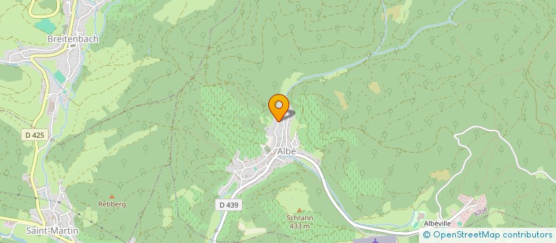 localisation de l'entreprise MONSIEUR MAURICE KUBLER  ALBE