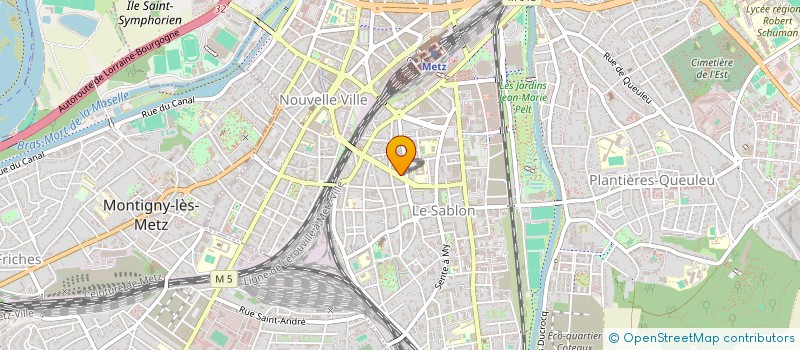 localisation de l'entreprise MONSIEUR MAURICE KUENTZ  METZ