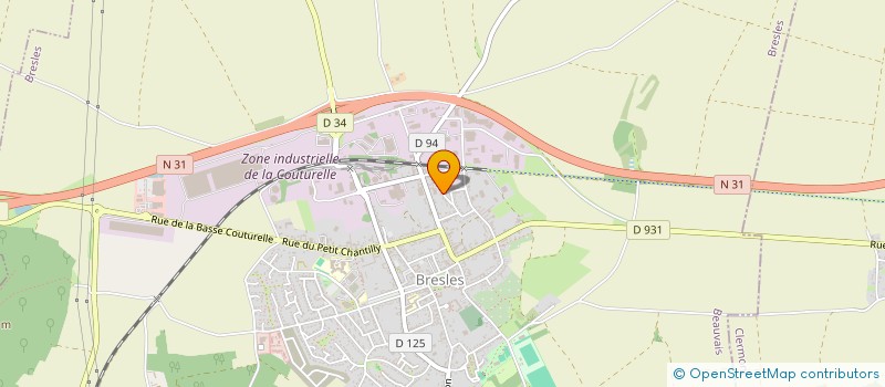 localisation de l'entreprise MONSIEUR MAURICE LACAILLE  BRESLES