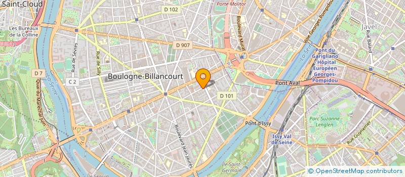 localisation de l'entreprise MONSIEUR MAURICE LACHEZE à BOULOGNE-BILLANCOURT