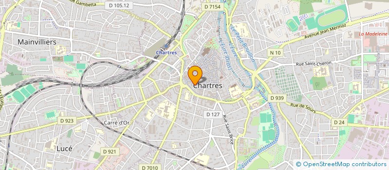 localisation de l'entreprise MONSIEUR MAURICE LAFORET  CHARTRES