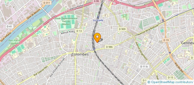 localisation de l'entreprise MONSIEUR MAURICE LAHMI à COLOMBES