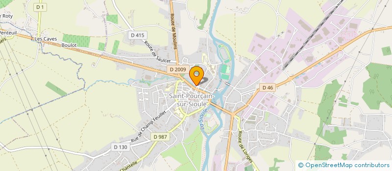 localisation de l'entreprise MONSIEUR MAURICE LAMARQUE  SAINT-POURCAIN-SUR-SIOULE