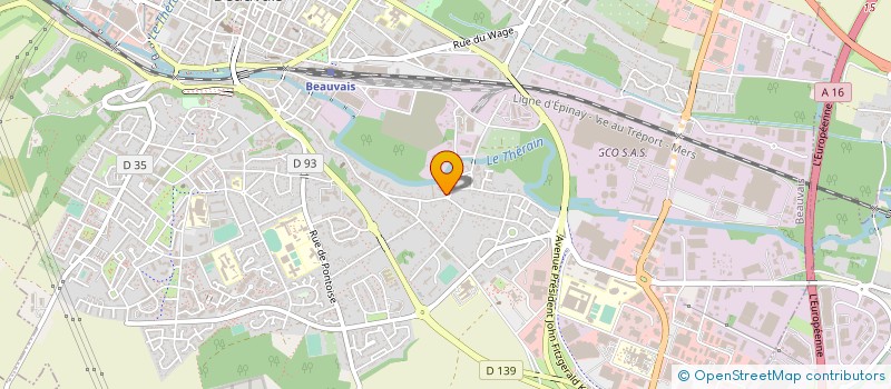 localisation de l'entreprise MONSIEUR MAURICE LAMBERT  BEAUVAIS