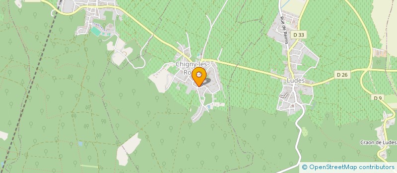 localisation de l'entreprise MONSIEUR MAURICE LASSALLE  CHIGNY-LES-ROSES