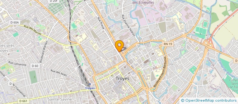 localisation de l'entreprise MONSIEUR MAURICE LAURENT à TROYES