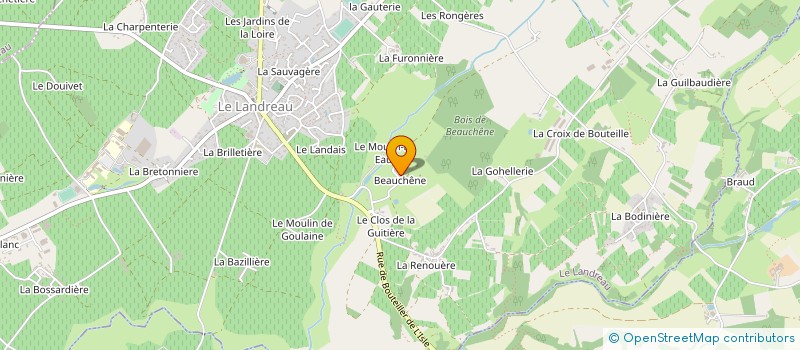 localisation de l'entreprise MONSIEUR MAURICE LAURENT à LE LANDREAU