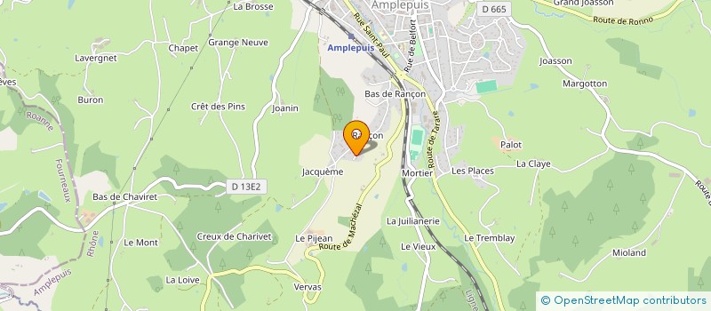 localisation de l'entreprise MONSIEUR MAURICE LAURENT à AMPLEPUIS