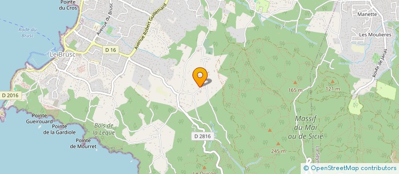 localisation de l'entreprise MONSIEUR MAURICE LAVAUX à SIX-FOURS-LES-PLAGES