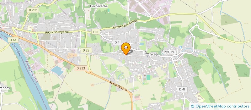 localisation de l'entreprise MONSIEUR MAURICE LAVOLEE à REYRIEUX