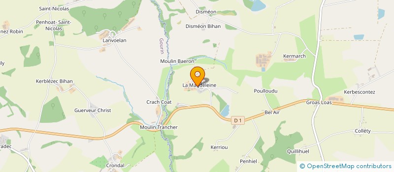 localisation de l'entreprise MONSIEUR MAURICE LE GOFF  LANGONNET