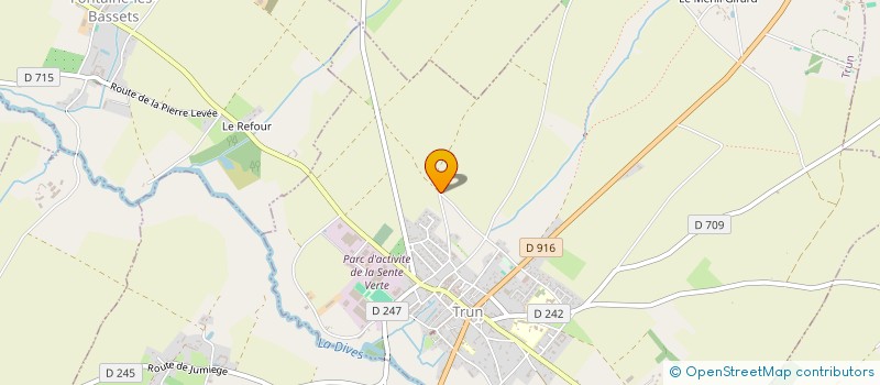 localisation de l'entreprise MONSIEUR MAURICE LEBEC à TRUN