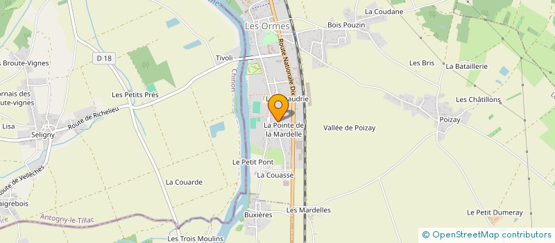 localisation de l'entreprise MONSIEUR MAURICE LEBLANC  LES ORMES