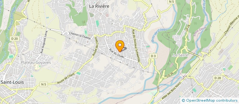 localisation de l'entreprise MONSIEUR MAURICE LEBON à SAINT-LOUIS