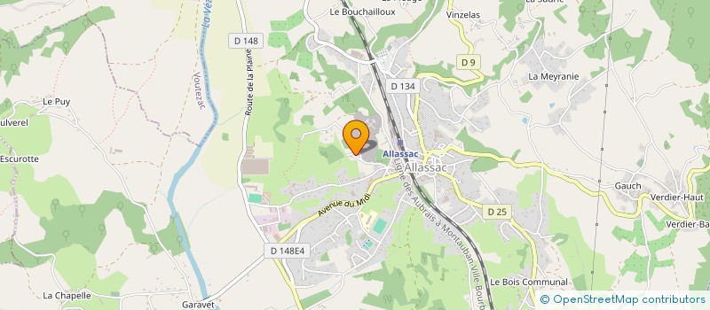 localisation de l'entreprise MONSIEUR MAURICE LEBRAUD  VARETZ