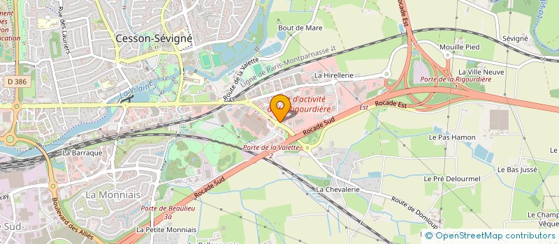 localisation de l'entreprise MONSIEUR MAURICE LECLERE  CESSON-SEVIGNE