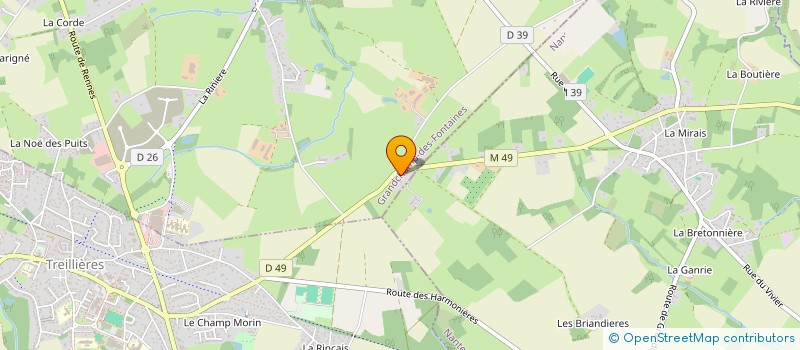 localisation de l'entreprise MONSIEUR MAURICE LECOQ  GRANDCHAMP-DES-FONTAINES