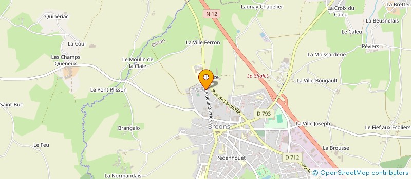 localisation de l'entreprise MONSIEUR MAURICE LECUYER à BROONS