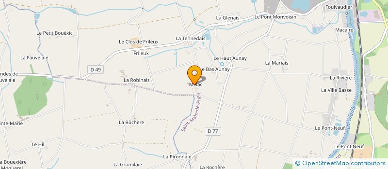 localisation de l'entreprise MONSIEUR MAURICE LEDUC  SAINT-MALO-DE-PHILY