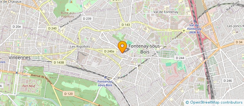 localisation de l'entreprise MONSIEUR MAURICE LEFLON à FONTENAY-SOUS-BOIS