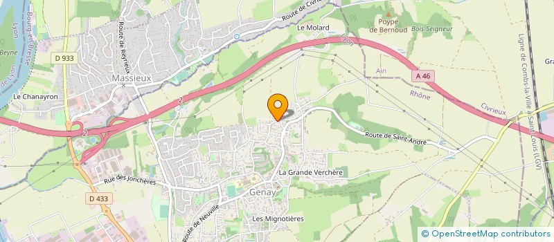 localisation de l'entreprise MONSIEUR MAURICE LEFORT  GENAY