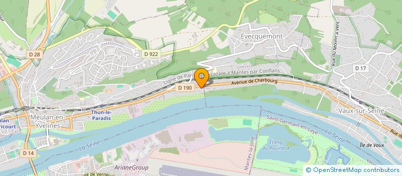 localisation de l'entreprise MONSIEUR MAURICE LEGER  MEULAN-EN-YVELINES