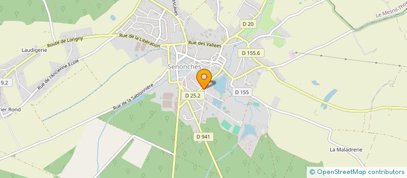 localisation de l'entreprise MONSIEUR MAURICE LEGRAND à SENONCHES