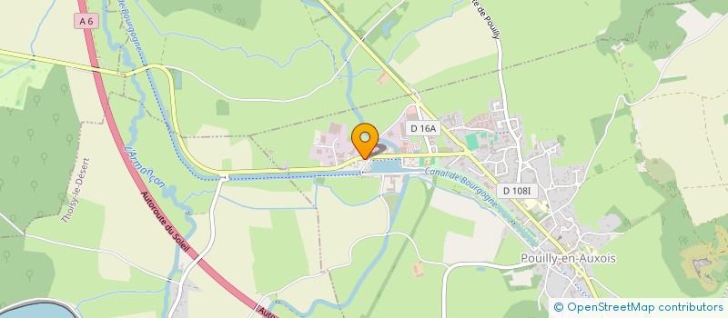 localisation de l'entreprise MONSIEUR MAURICE LEJEUNE  POUILLY-EN-AUXOIS