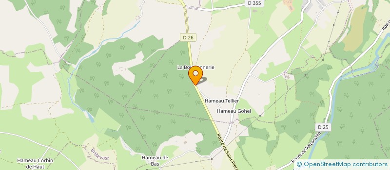 localisation de l'entreprise MONSIEUR MAURICE LEMONNIER  SAINT-PIERRE-EGLISE