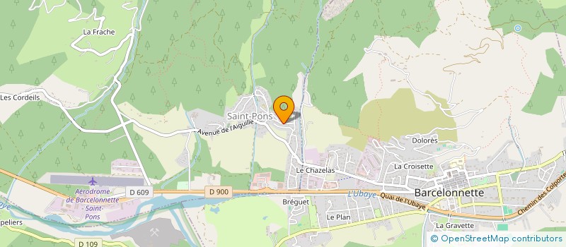 localisation de l'entreprise MONSIEUR MAURICE LENZOTTI  SAINT-PONS