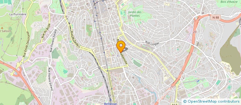 localisation de l'entreprise MONSIEUR MAURICE LEONE  SAINT-ETIENNE