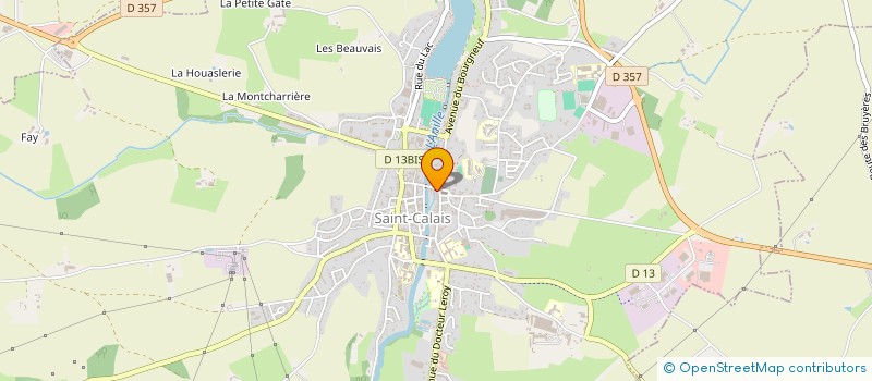 localisation de l'entreprise MONSIEUR MAURICE LEPAROUX  SAINT-CALAIS