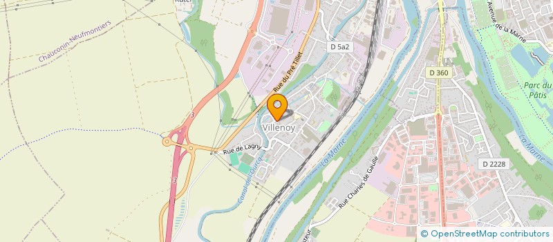 localisation de l'entreprise MONSIEUR MAURICE LERICHE  VILLENOY