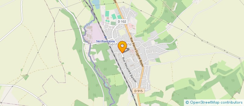 localisation de l'entreprise MONSIEUR MAURICE LEROY  SERIFONTAINE
