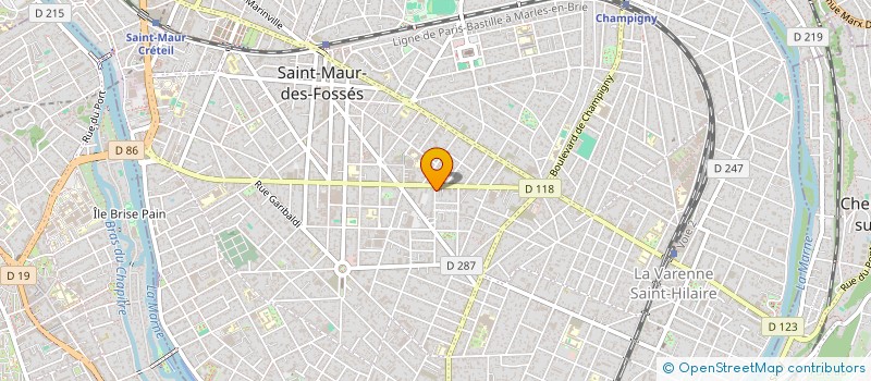 localisation de l'entreprise MONSIEUR MAURICE LESBATS  SAINT-MAUR-DES-FOSSES