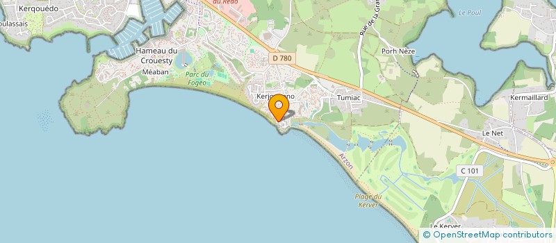 localisation de l'entreprise MONSIEUR MAURICE LESOUEF à ARZON