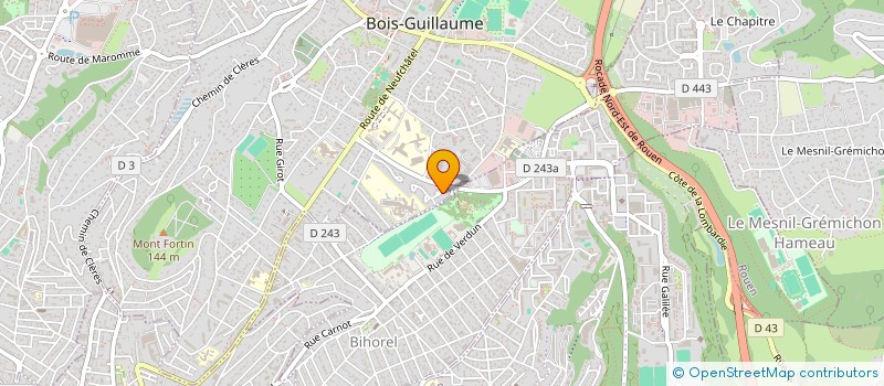localisation de l'entreprise MONSIEUR MAURICE LEVEL à BOIS-GUILLAUME